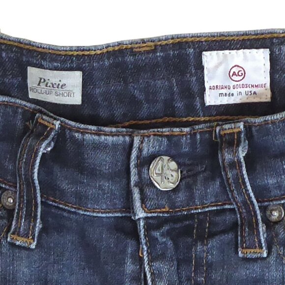 AG Adriano Goldschmied PIXIE Roll-up Short Size 25 - Picture 4 of 8